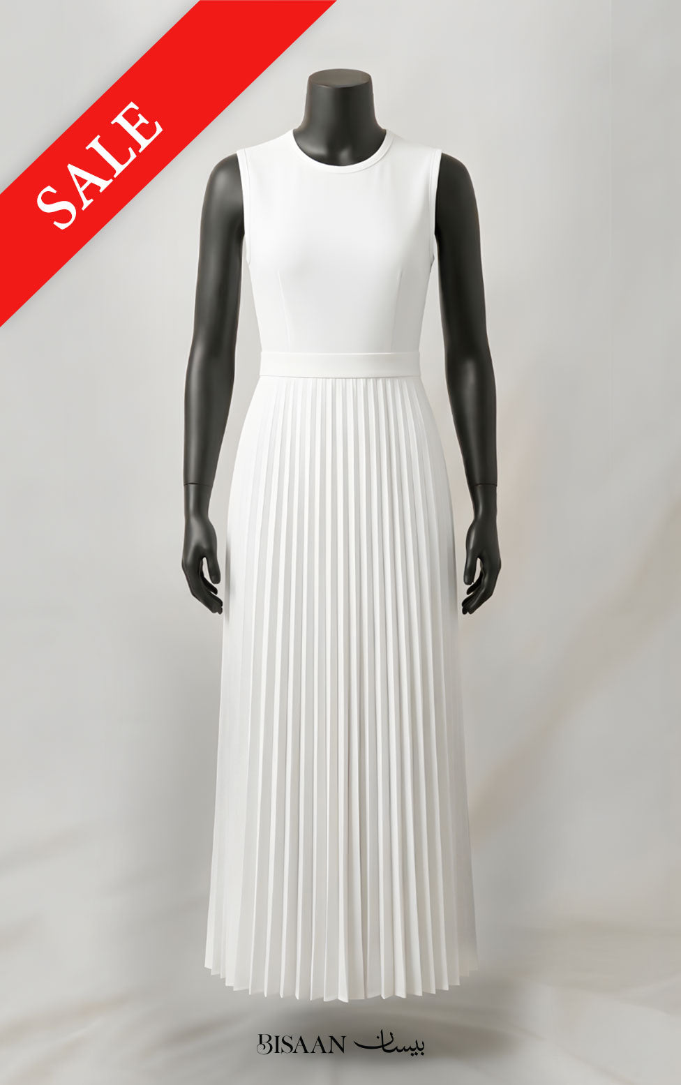 Sleeveless Pleated Basic