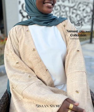 Linen hand made caftan1