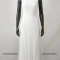Sleeveless Pleated Basic
