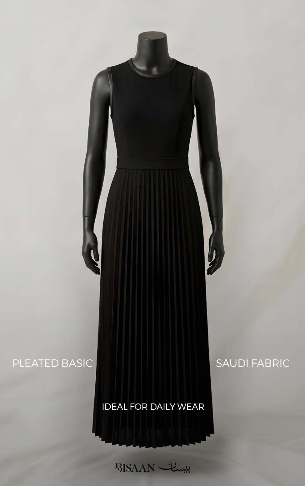 Sleeveless Pleated Basic