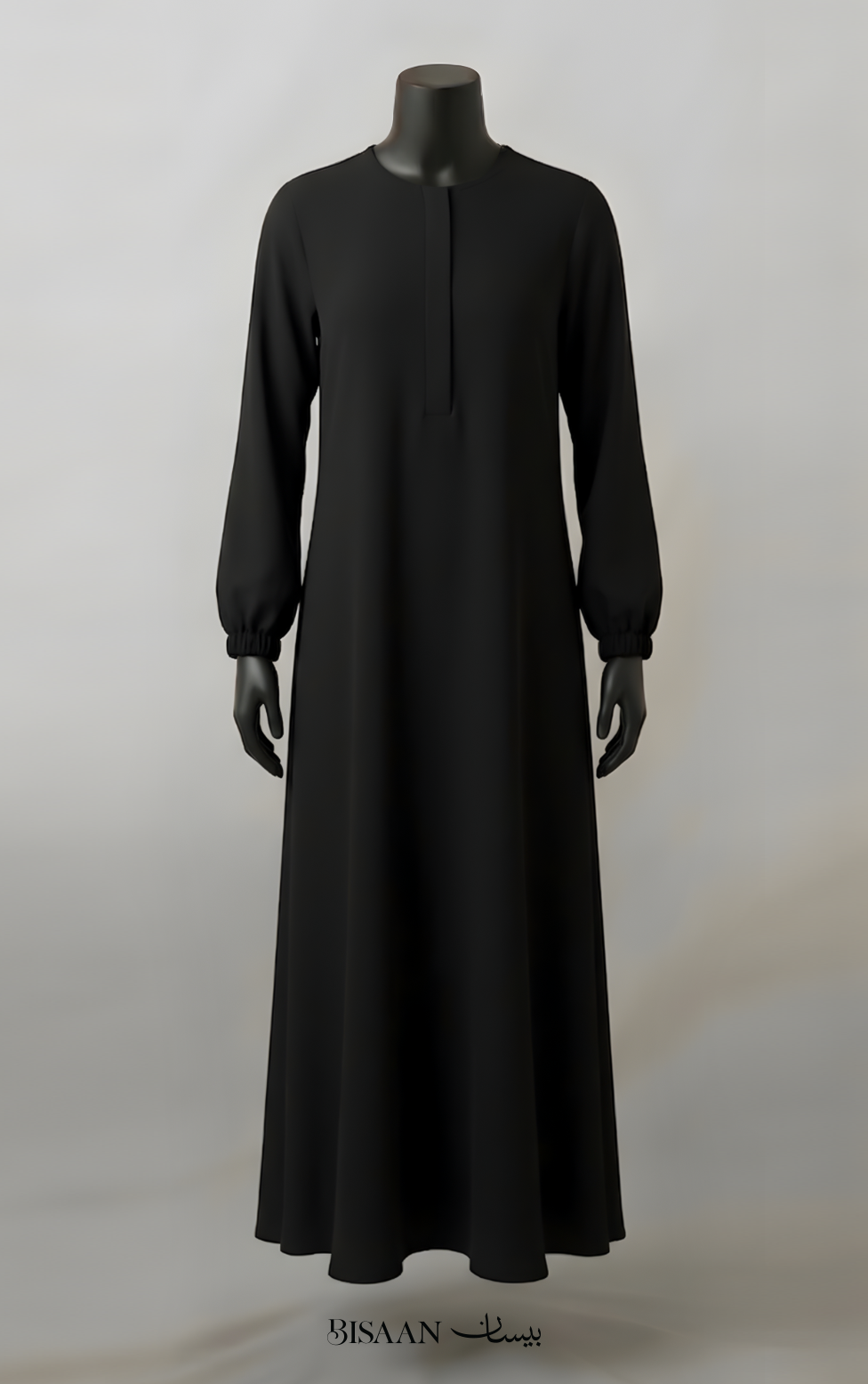 basic buttons abaya