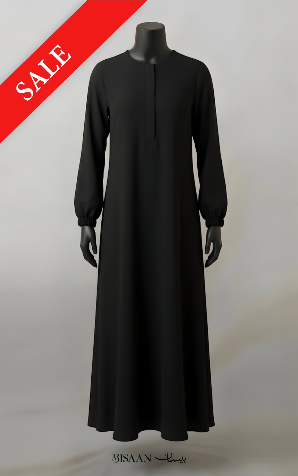 basic buttons abaya